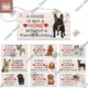 Putuo Decor-Plaque en bois pour chien cadeau pour animal de compagnie pendentif bateau chia