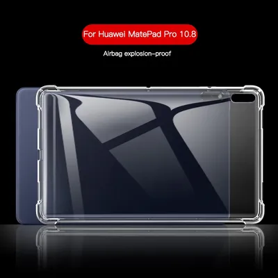 Coque transparente en silicone TPU pour Huawei Matepad Pro 10.8 pouces 2019 pouces/W19/AL09/AL19