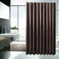 Rideau Moderne en Polyester Imperméable pour Salle de Bain Couverture de Baignoire Grands Crochets