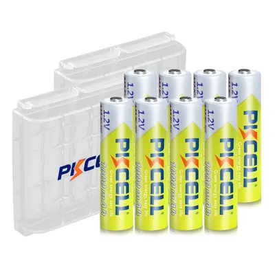 PKCELL-Piles rechargeables AAA 1.2V Nilaissée AAA 24 1000mAh horloge jouets souris support