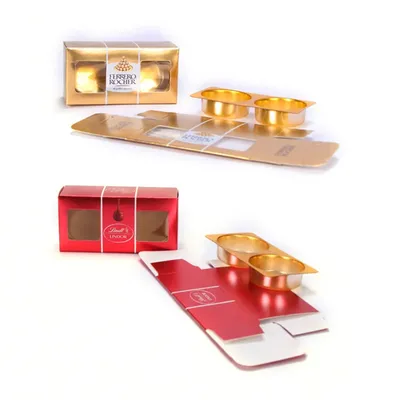 Ferrero Rocher-Boîte-cadeau en papier boîtes d'emballage de chocolat faveur de mariage boîte à