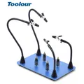 Toolour – pince de soudage magnétique à troisième main 4 pièces pince fixe pour PCB bras