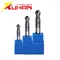 HRC50 2 cannelures boule nez fraise carbure de tungstène CNC routeur peu outil de fraisage outils de coupe R0.5 1mm 2mm 3mm 4mm 6mm