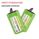 Doublepow 3.7V 18650 batteries au Lithium 4400/6000/10500mAh batterie Rechargeable pêche LED lumière