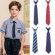 Cravate en coton et lin pour enfants 6-7cm/30cm dessin animé créatif cadeaux amusants hommes