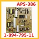 APS-386 1-894-795-11 Carte de support d'alimentation pour TV Pièces TV professionnelles APS 386