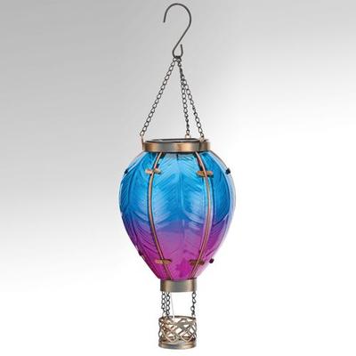 Small Hot Air Balloon Solar Lantern Multi Jewel , ...