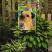The Holiday Aisle® Atara Easter Eggtravaganza 2-Sided Garden Flag, Polyester in Green/Brown | 15 H x 11 W in | Wayfair