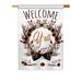August Grove® Nonette 2-Sided Polyester 40 x 28 in. House Flag in Brown | 40 H x 28 W in | Wayfair 3A88420FB5E24F97B9C464101CC72C9C