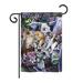 Winston Porter Seigel Purfect Gardening Buddies 2-Sided Polyester Garden Flag in Black | 18.5 H x 13 W in | Wayfair