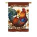 August Grove® Oelle Country My Heart Nature Everyday Farm Animals Impressions 2-Sided 40 x 28 in. House Flag in Brown/Red | 40 H x 28 W in | Wayfair