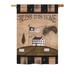 Red Barrel Studio® Bless This Home 2-Sided Polyester House Flag Metal in Brown/Green | 40 H x 28 W in | Wayfair 4E992F25B87D4EEEB4F02310ADC94570