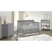 OxfordBaby Harper 4 in 1 Convertible Baby Crib, Greenguard Gold Certified Wood in Gray | 39.5 H x 29.63 W in | Wayfair 67011550