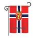 Trinx Norway 2-Sided Polyester House Flag in Red | 18.5" H x 13" W | Wayfair 02ACC28276A145CFA9F45AC565D7A79A