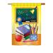 Latitude Run® Back to School 2-Sided Polyester House Flag in Green/Red/Yellow | 18.5 H x 13 W in | Wayfair C2AC40DF3EAA447DB2BC812688FB7350