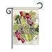 Fleur De Lis Living Mcgreevy Wine is Sunshine Happy Hour & Drink 2-Sided Polyester 19 x 13 in. Garden Flag in Brown | 18.5 H x 13 W in | Wayfair