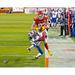 Travis Kelce Kansas City Chiefs Unsigned 2021 AFC Championship Action Photograph