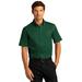 Port Authority W809 Short Sleeve SuperPro React Twill Shirt in Dark Green size Small | Cotton/Polyester Blend