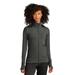 Sport-Tek LST560 Athletic Women's Sport-Wick Flex Fleece Full-Zip Jacket in Dark Grey Heather size 2XL | Polyester Blend
