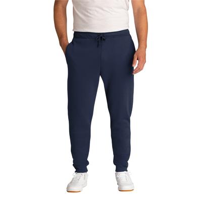 Port & Company PC78J Core Fleece Jogger Pant in Navy Blue size 3XL | Cotton Polyester