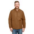 Harriton M715 Adult Dockside Insulated Utility Jacket in Duck Brown size 5XL | Polyester