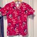 Disney Tops | Disney Mickey Mouse Scrub Top | Color: Red | Size: S