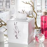 Creative Scents Vanda Decorative Tissue Box Cover Resin in White | 5.79 H x 5.79 W x 5.79 D in | Wayfair FLQ-44298