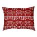 East Urban Home San Francisco Football Baroque Outdoor Pillow Metal in Red/White | 6 H x 50 W x 40 D in | Wayfair CB4FF50947354472BE543037FC5570F0