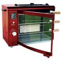 Brazilian Flame Rotisserie, Glass | 16.4 H x 12.4 W x 21 D in | Wayfair BG-03LXK-RED