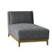 Duralee Barton Chaise Lounge Polyester in Gray | 35 H x 34 W x 65 D in | Wayfair WPG15-645.71071-15.Casual Brown