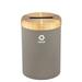 Glaro, Inc. Trash Can Stainless Steel in Gray/Yellow | 30 H x 20 W x 20 D in | Wayfair P2042NK-BE-P2