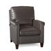 Birch Lane™ Leopold 32" Wide Faux Leather Standard Recliner Genuine Leather in Brown | 41.5 H x 32 W x 38.5 D in | Wayfair