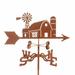 August Grove® Nai Farm Scene Weathervane Metal/Steel in Brown/Gray | 28 H x 21 W x 9 D in | Wayfair C8E5A5AEB49541F6B01CDEF196C57883