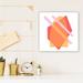 George Oliver Ink.Letter.Love XX by Corey Morrow - Graphic Art Print Canvas, Wood in Orange/Pink/Red | 12 H x 12 W x 1.5 D in | Wayfair