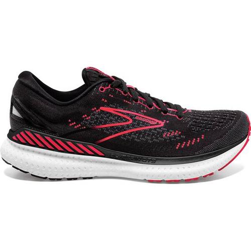 BROOKS Damen Laufschuh Glycerin GTS 19, Größe 38 in Schwarz/Rot/Weiß