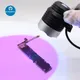Lampe à polymériser la colle UV ultraviolette lampe à polymériser l'huile verte lumière violette