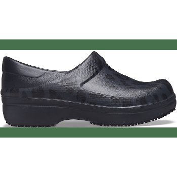 Crocs Pfd Black / Leopard Women’S Neria Pro Ii Graphic Clog Shoes
