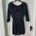 American Eagle Outfitters Dresses | American Eagle Dark Blue Peasant Dress. Xsp | Color: Blue | Size: Xs