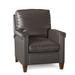 Birch Lane™ Leopold 32" Wide Faux Leather Standard Recliner Genuine Leather in Brown | 41.5 H x 32 W x 38.5 D in | Wayfair