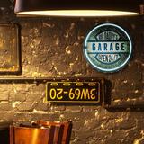 Winston Porter Garage Bottle Cap Shaped 12" LED Transportation Marquee Sign in Green | 12 H x 12 W x 1.5 D in | Wayfair