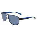 CALVIN KLEIN EYEWEAR Herren CK20319S-001 Sonnenbrille,Matte Black/Cobalt, 60-17-140