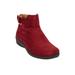 Women's The Cassie Bootie by Comfortview in Rich Burgundy (Size 11 M)