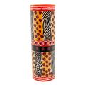 Kapula South African Large Pillar Candle - Hand Painted Decorative Candle - Animal Print Design - 10 x 30cm - Fair Trade