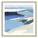 Joss & Main Graham Lake II - Painting Print Paper, Wood in Blue/Brown/White | 33.25 H x 33.25 W x 0.75 D in | Wayfair 36306-01