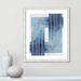 Joss & Main In Unison by Eva Watts - Painting Print Paper, Wood in Blue/White | 25.5 H x 21.5 W x 0.75 D in | Wayfair 36512-01