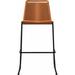 AllModern Huron Patio Bar Stool in Orange | 42 H x 24 W x 24 D in | Wayfair 2A71D561F17247528838C6BADFB92CF7