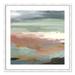 Joss & Main Ocean Bluffs by Carol Robinson - Painting Print on Paper in Blue/Green/Pink | 28.75 H x 28.75 W x 0.75 D in | Wayfair 36835-01