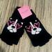 Kate Spade Accessories | Kate Spade Francois Pop Top Mittens | Color: Black/Pink | Size: Os