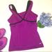 Nike Tops | Nike Dri-Fit Purple Stretch Wide Strap Athletic Top Sz S | Color: Purple | Size: S