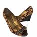 J. Crew Shoes | J Crew Collection Calf Hair Animal Print Wedge | Color: Brown/Tan | Size: 6